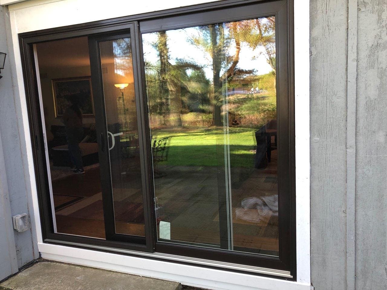 New Patio door after replacement in Somers