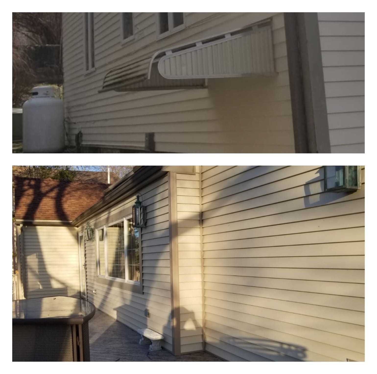 Before and After Siding replacement Mahopac, NY