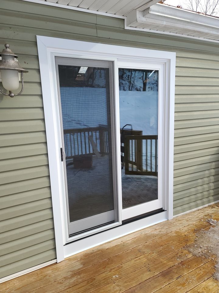 Beautiful new insulated patio door is completed in one day