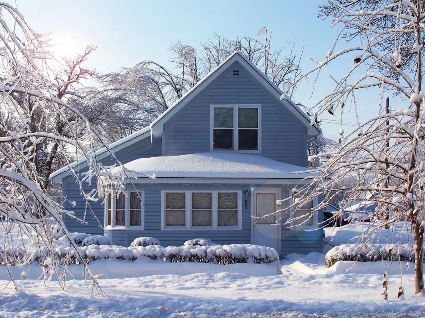James Hardie Siding in Winter
